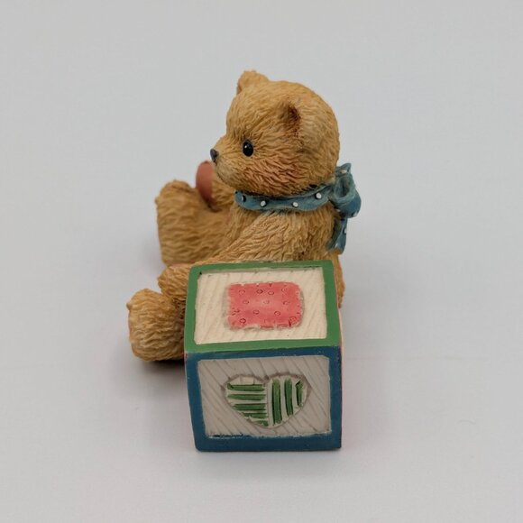 Cherished Teddies Bear with ABC "H" Block (158488H) 1995 - Picture 6 of 10